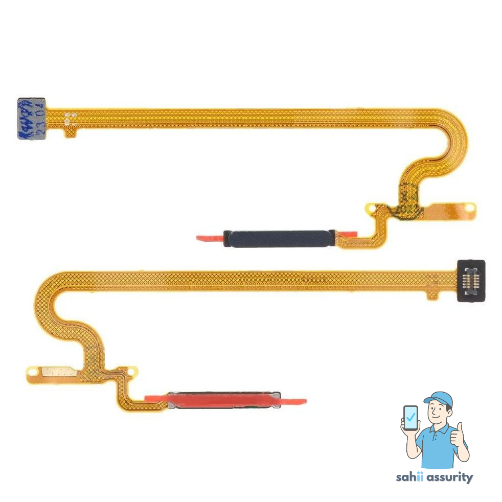 Fingerprint Sensor with Flex Cable for Vivo Y16 Black